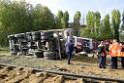 Schwerer VU LKW Zug Bergheim Kenten Koelnerstr P092